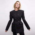 Elegant Women's Blazer Dress Jacket
