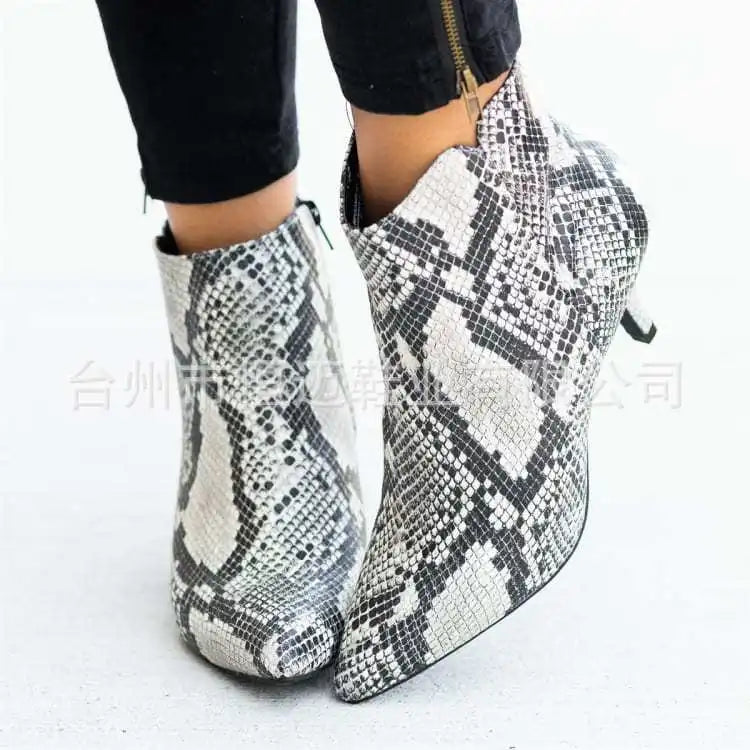 NEW Women's Ankle Boots Leopard Women