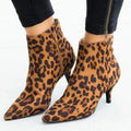NEW Women's Ankle Boots Leopard Women