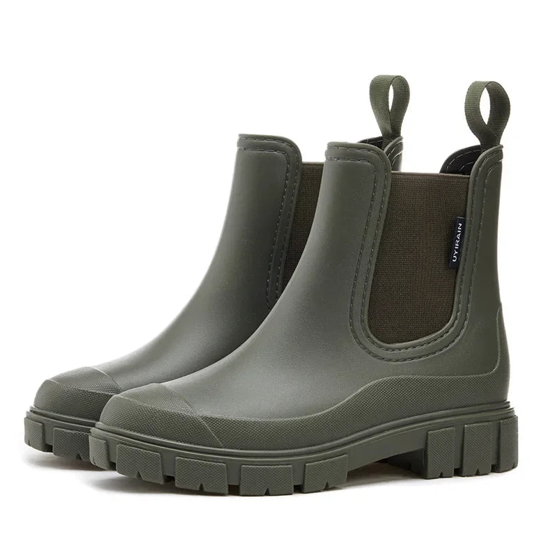 Fashionable Chelsea Rain Boots Women's