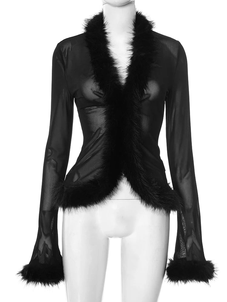 Weird Puss See Through Cardigan